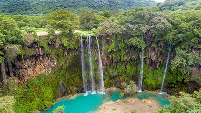 Salalah waterfall