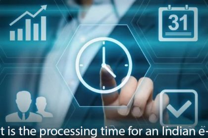 What is the processing time for an Indian e-Visa?