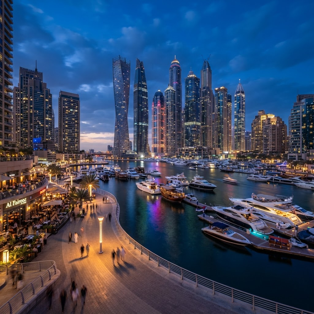 Dubai Marina in Dubai, Dubai