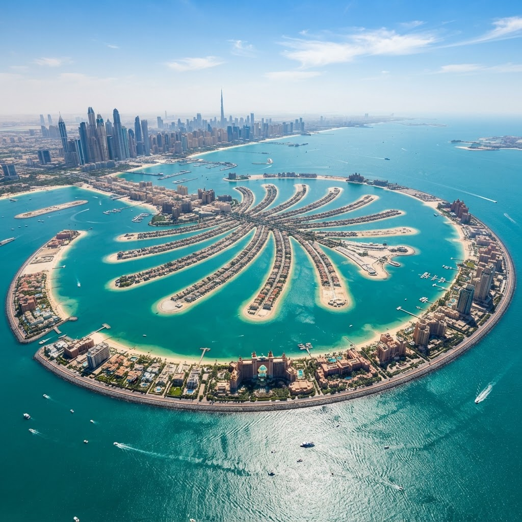 Palm Jumeirah in Dubai, Dubai